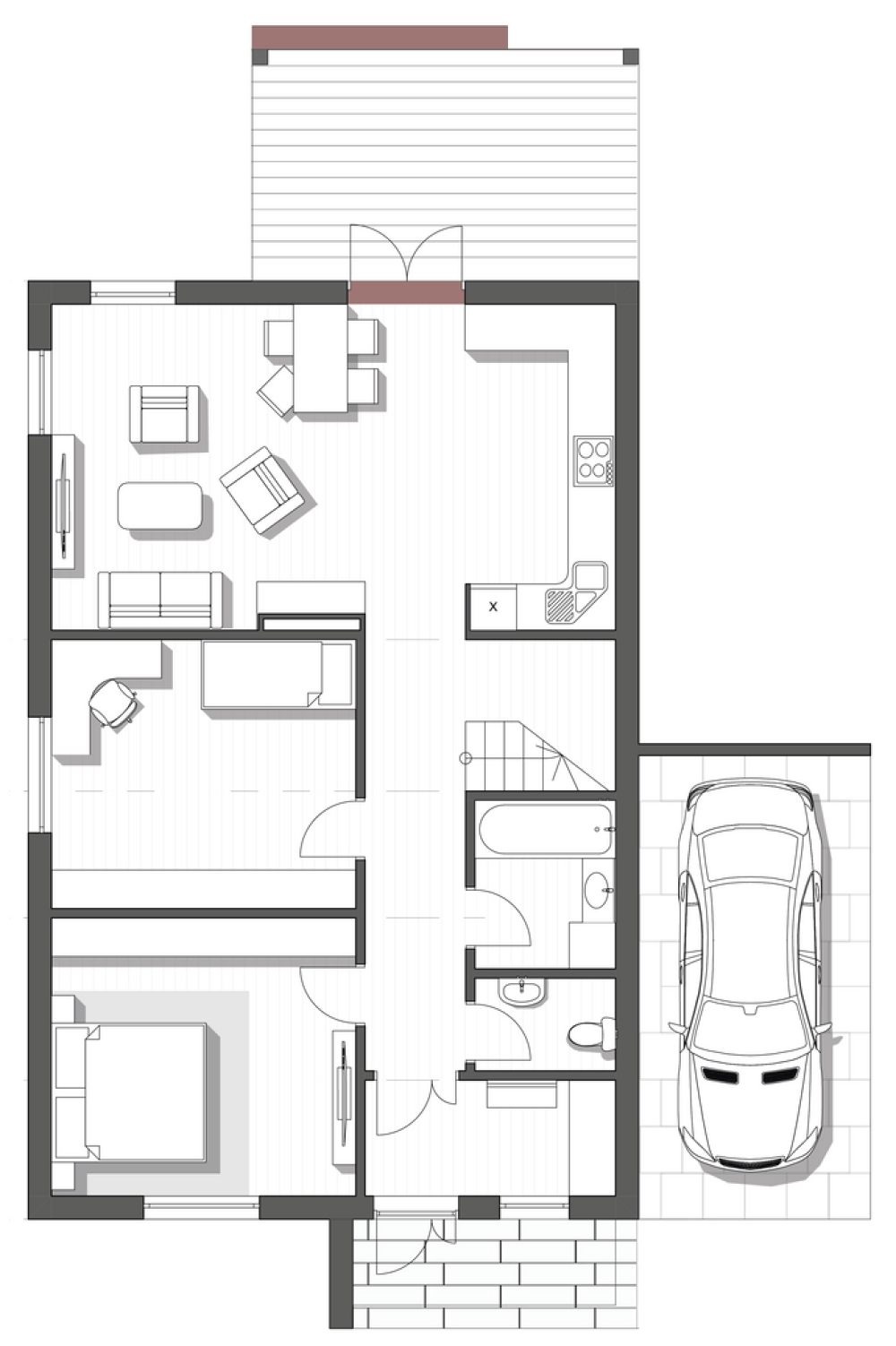 Фото: 1 поверх, гараж