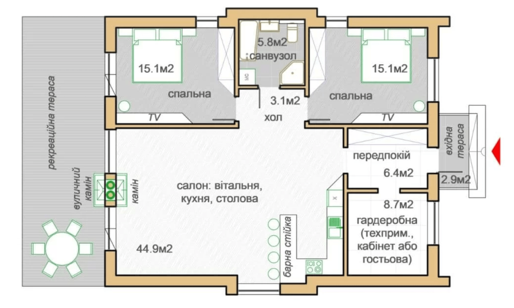 Фото: 1 этаж