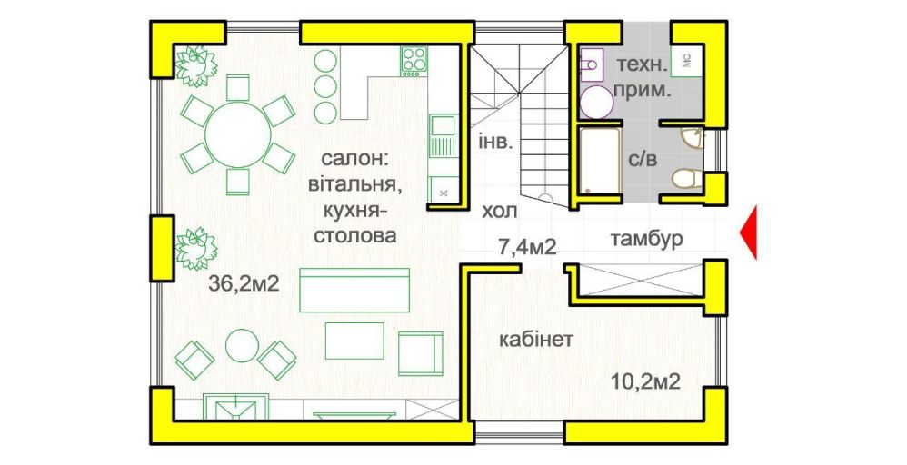 Фото: 1 этаж