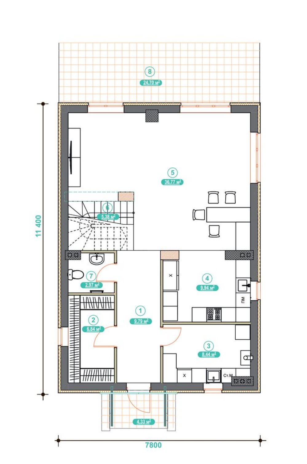 Фото: 1 этаж