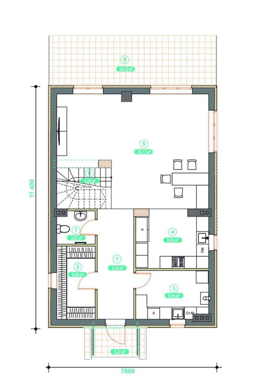 Фото: 1 этаж