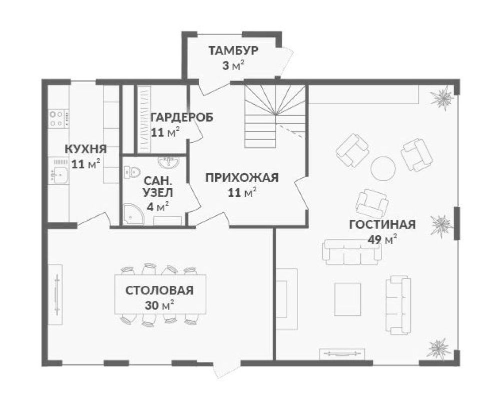 Фото: 1 этаж