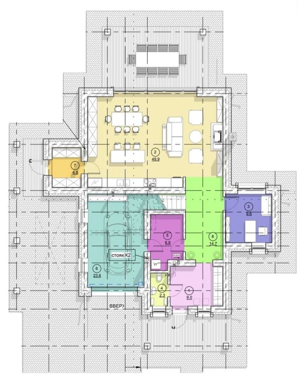 Фото: 1 поверх, гараж