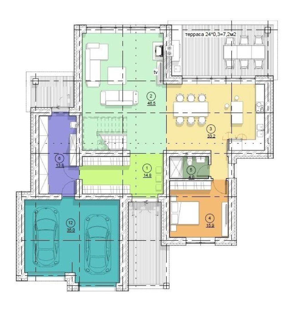 Фото: 1 поверх, гараж