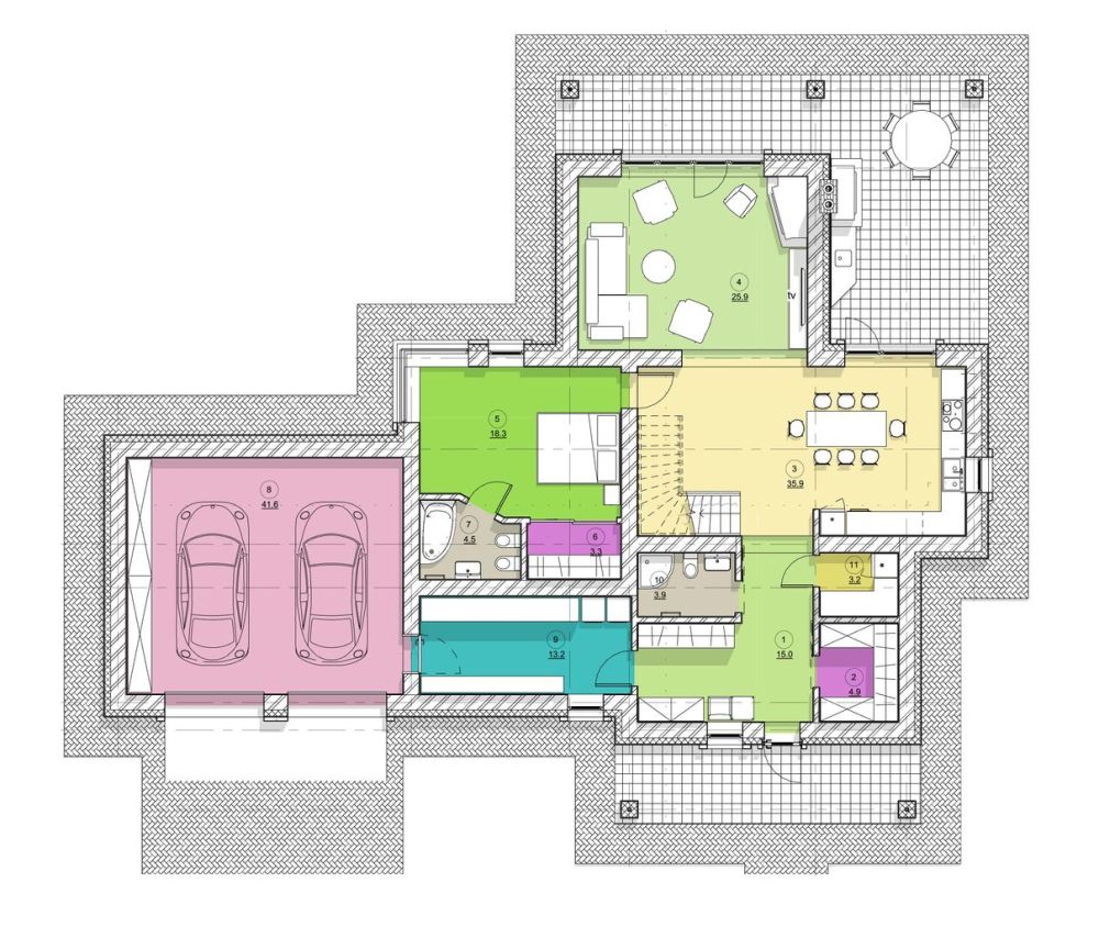 Фото: 1 поверх, гараж