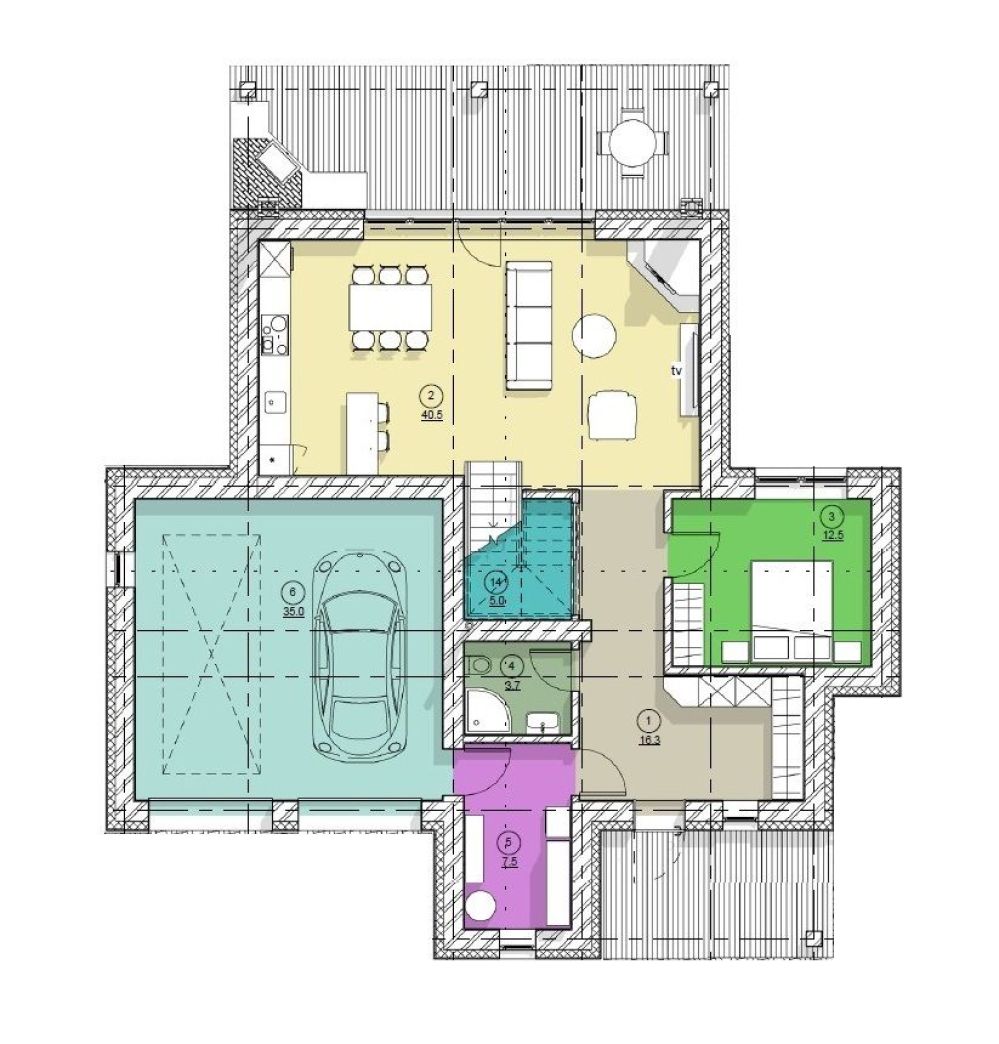 Фото: 1 поверх, гараж