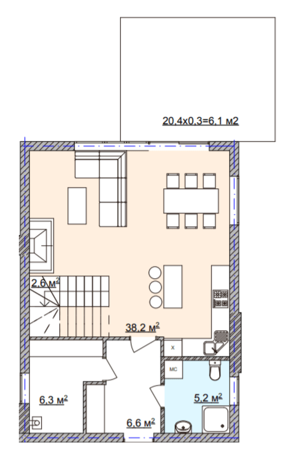 Фото: 1 этаж