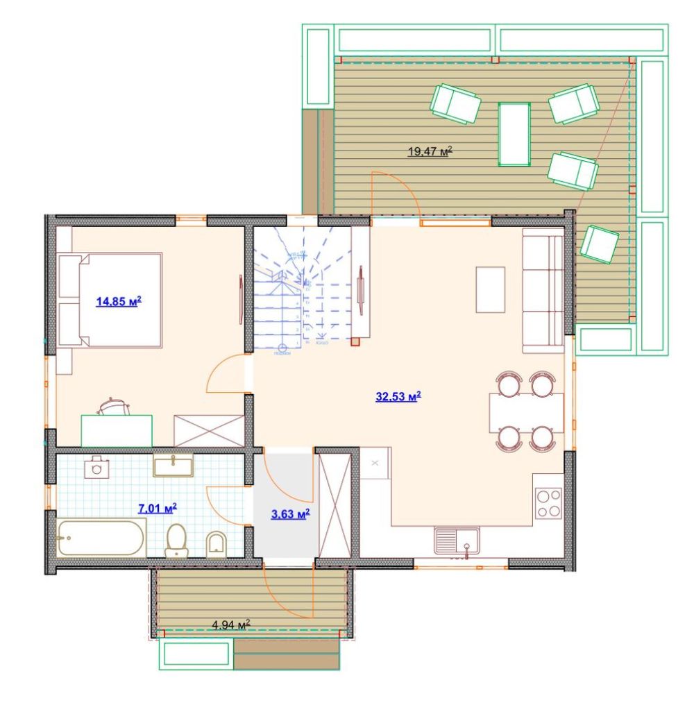 Фото: 1 этаж