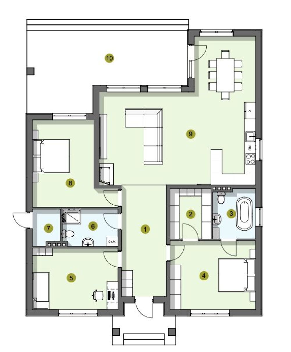 Фото: 1 этаж