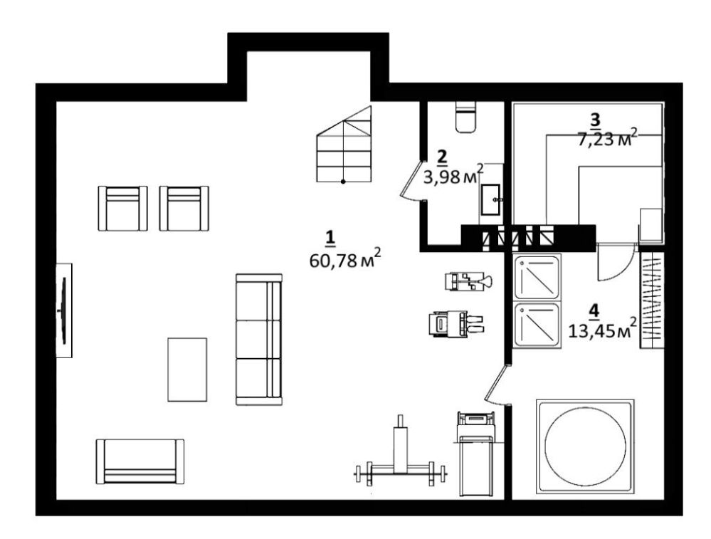 Фото: Цокольний поверх