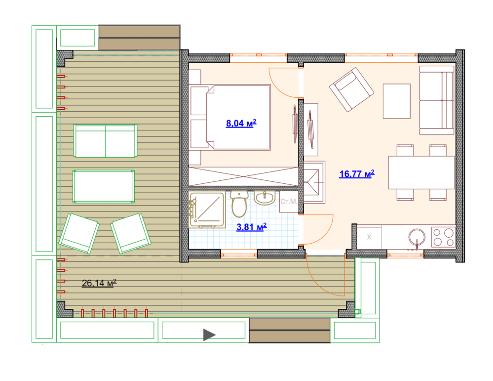 Фото: 1 этаж