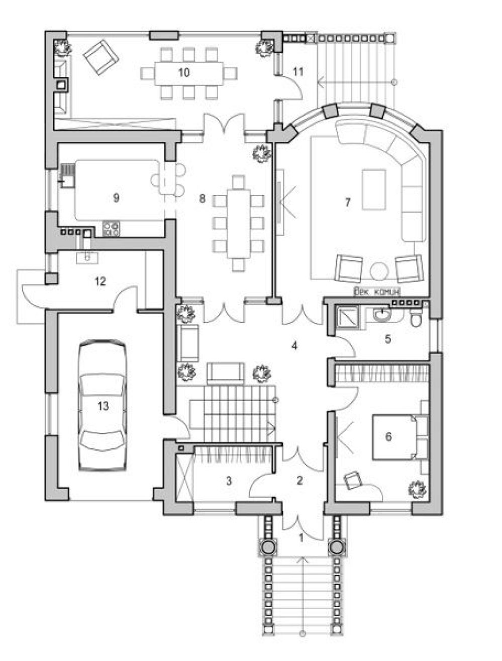 Фото: 1 поверх, гараж