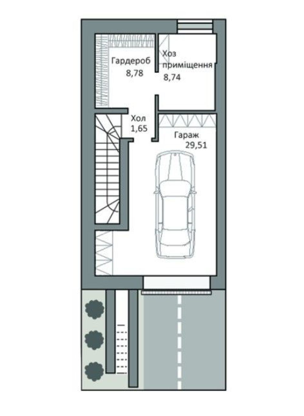 Фото: Цокольный этаж