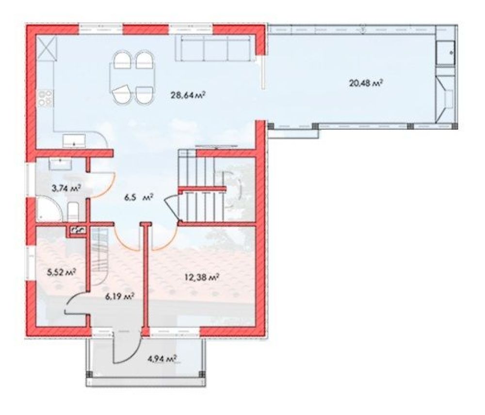 Фото: 1 этаж