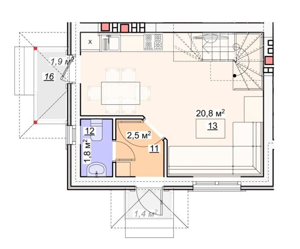 Фото: 1 этаж