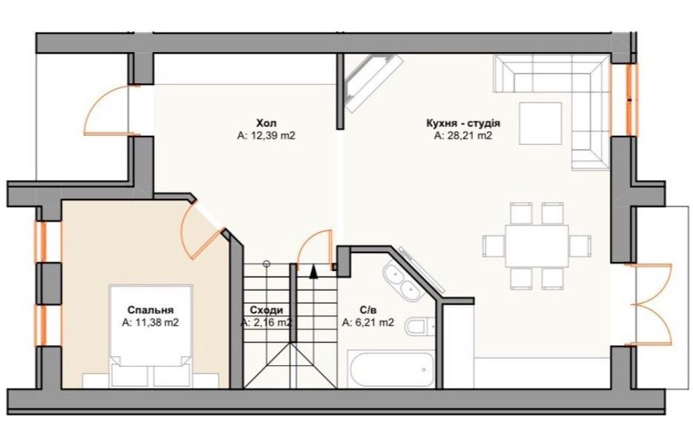 Фото: 1 этаж