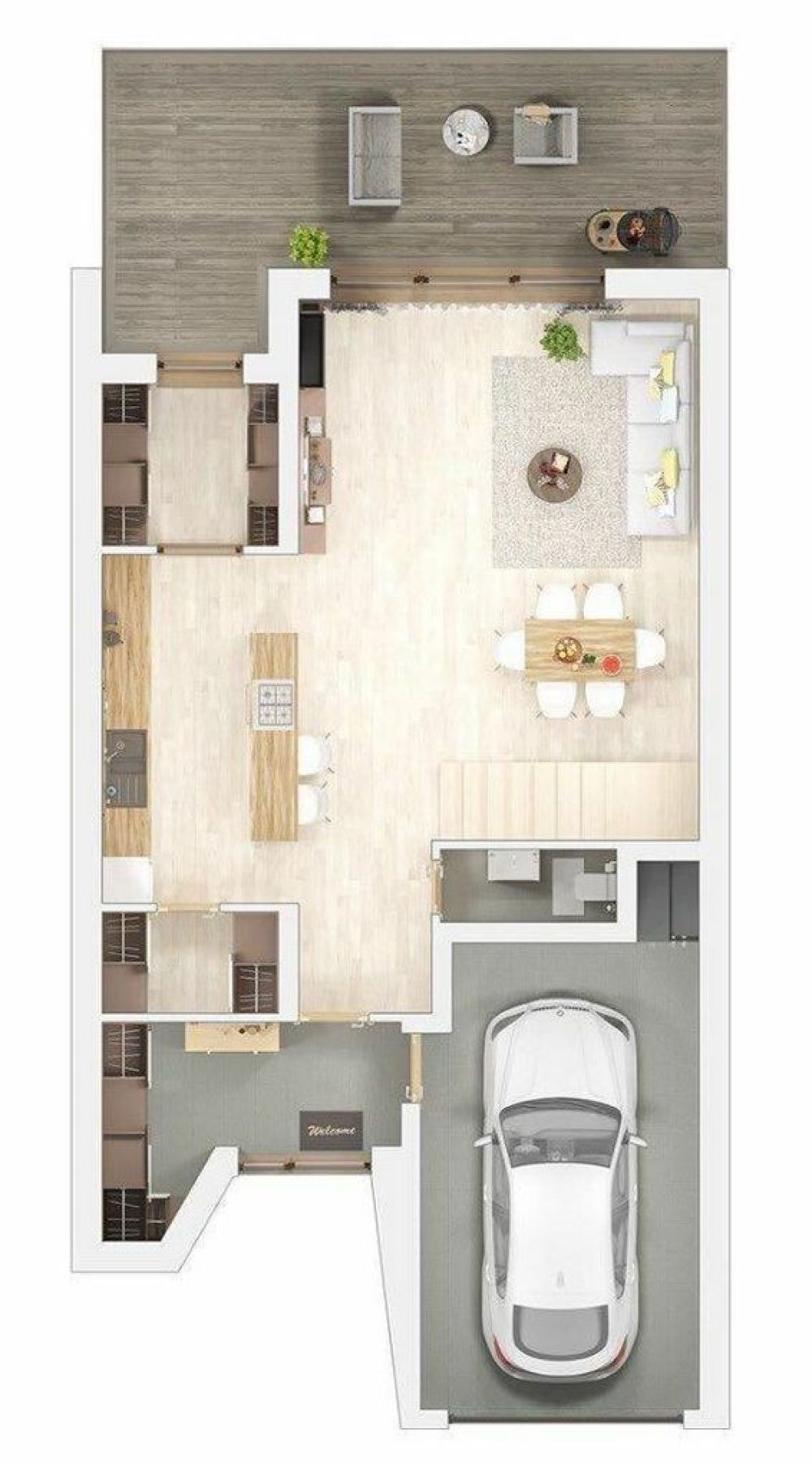 Фото: 1 поверх, гараж