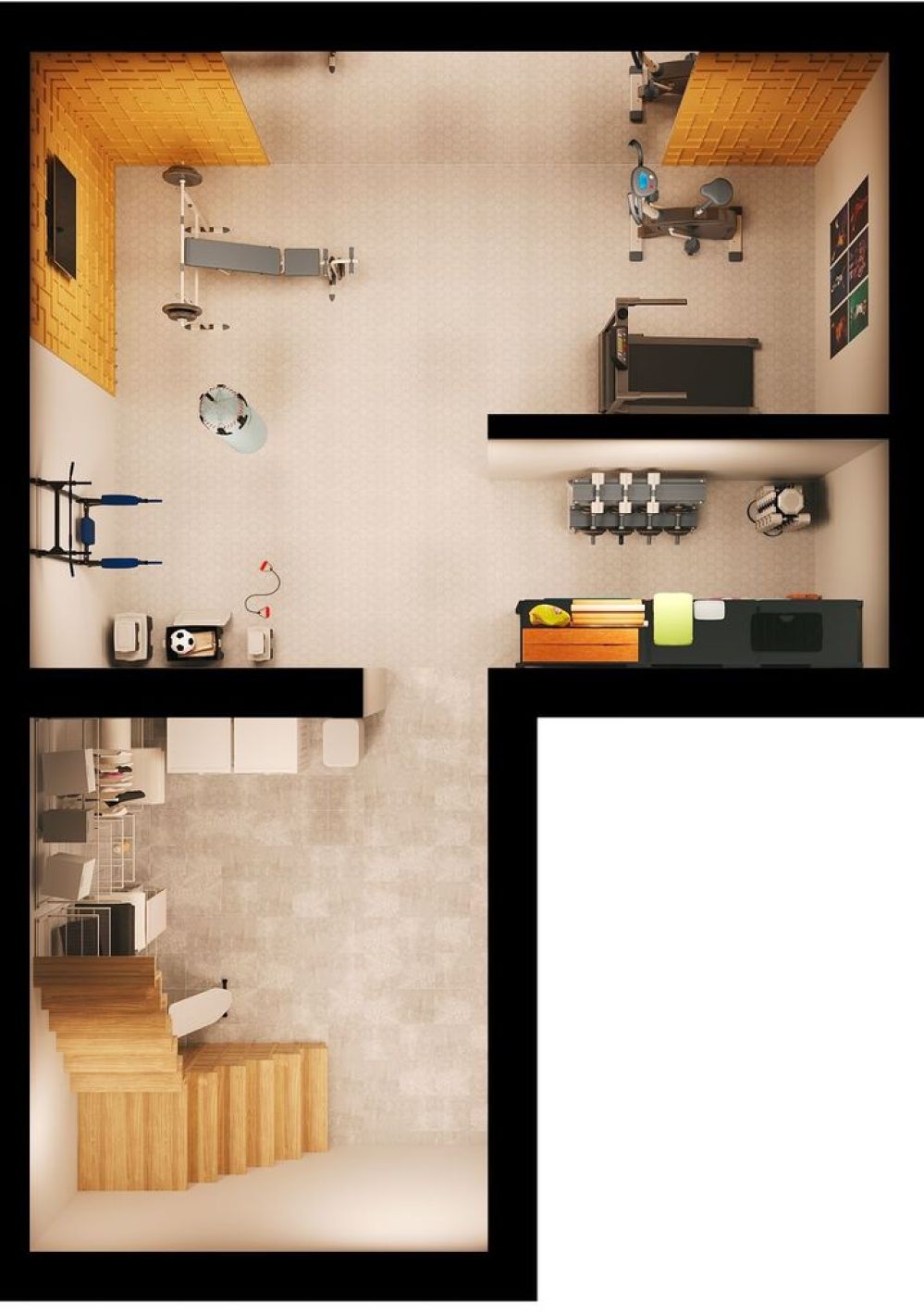 Фото: Цокольный этаж