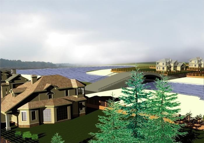 Фото: В Здоровке коттеджи